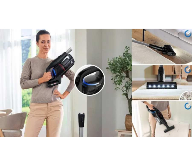 Bosch Odkurzacz pionowy Unlimited 9 czarny - 1330663 - zdjęcie 4